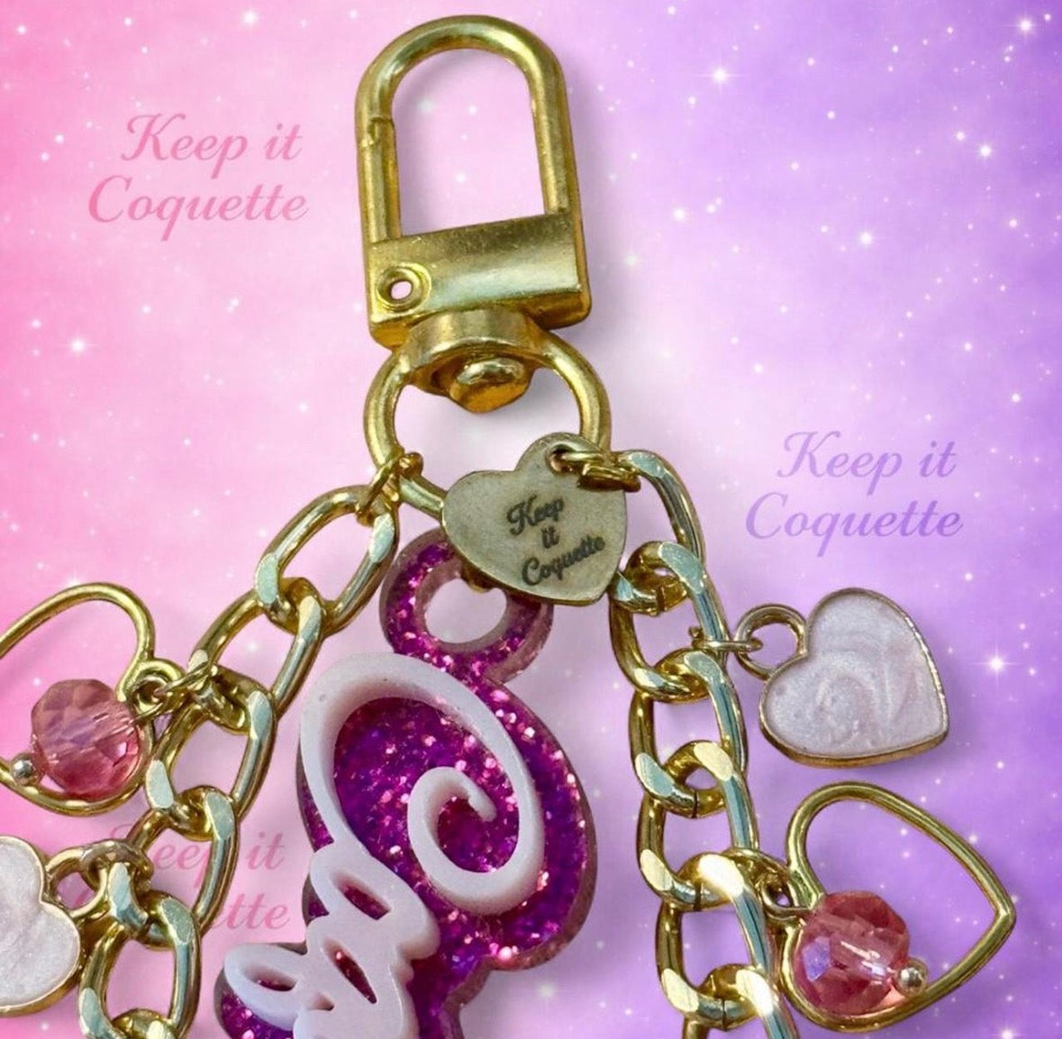 Y2K Handmade Juicy Bag Charm