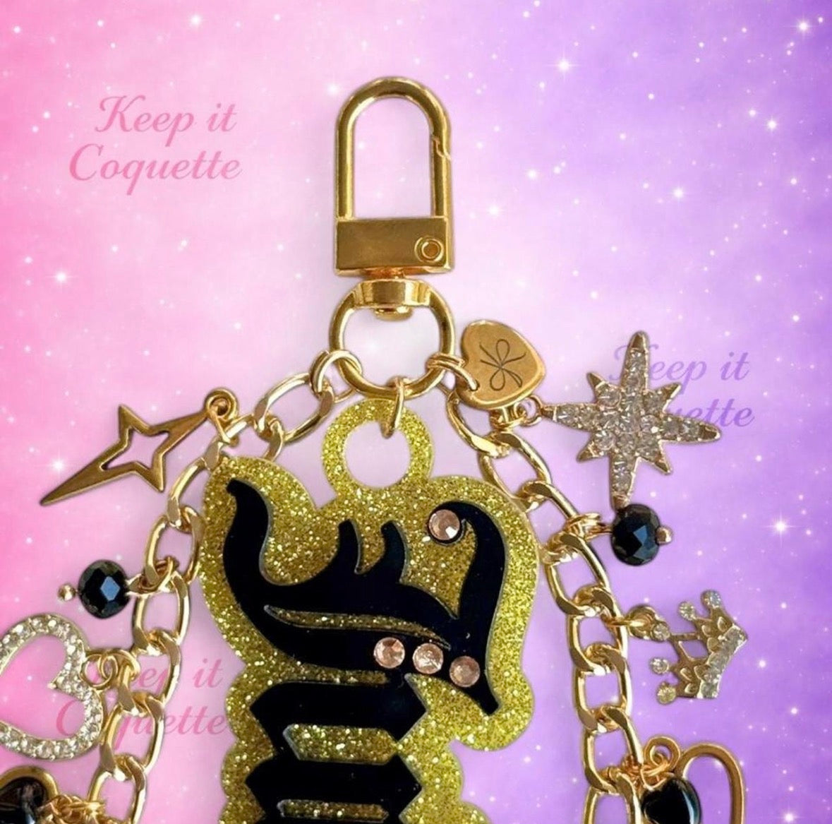Y2K Handmade Juicy Bag charm