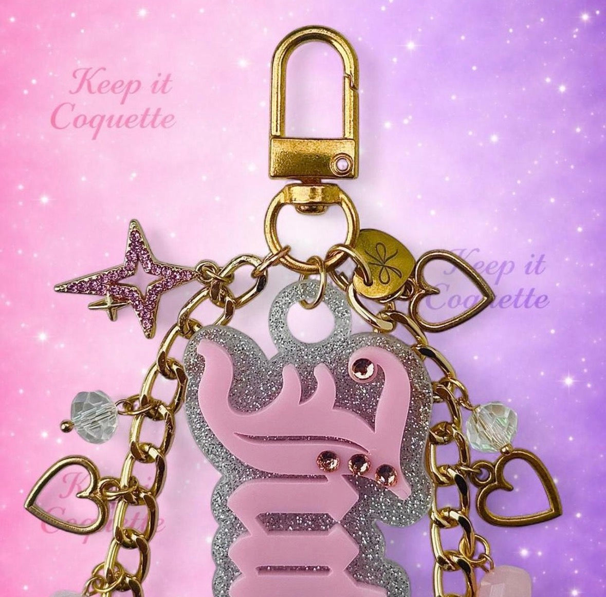 Y2K Handmade Juicy Bag Charm