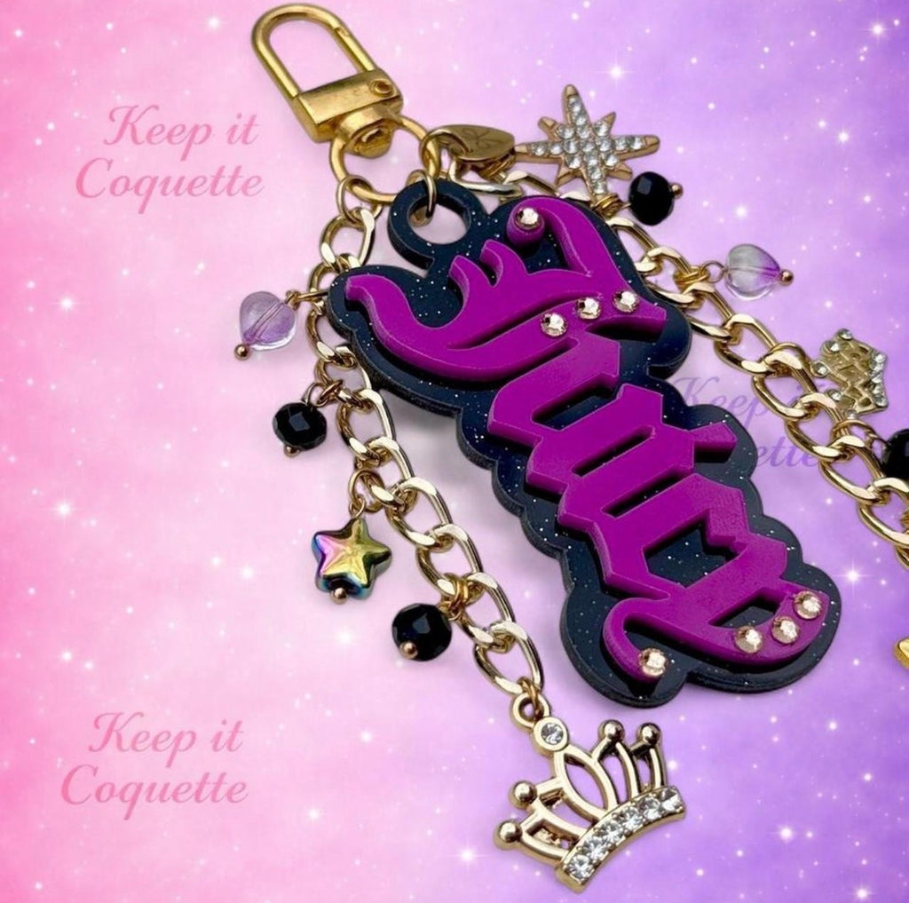 Y2K Handmade Juicy Bag Charm