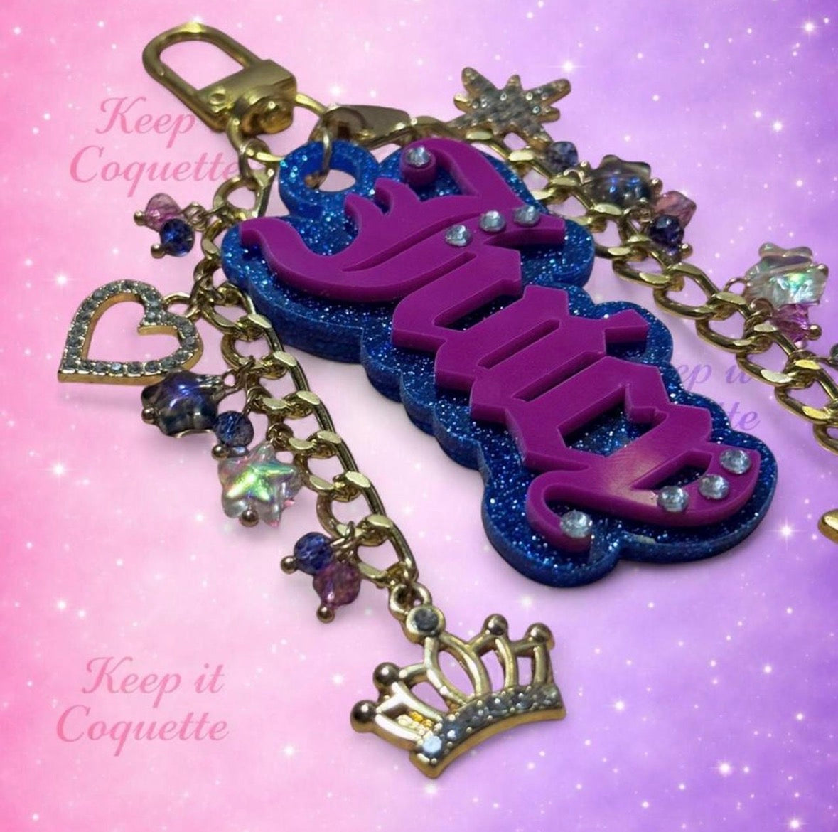 Y2K Handmade Juicy Bag Charm