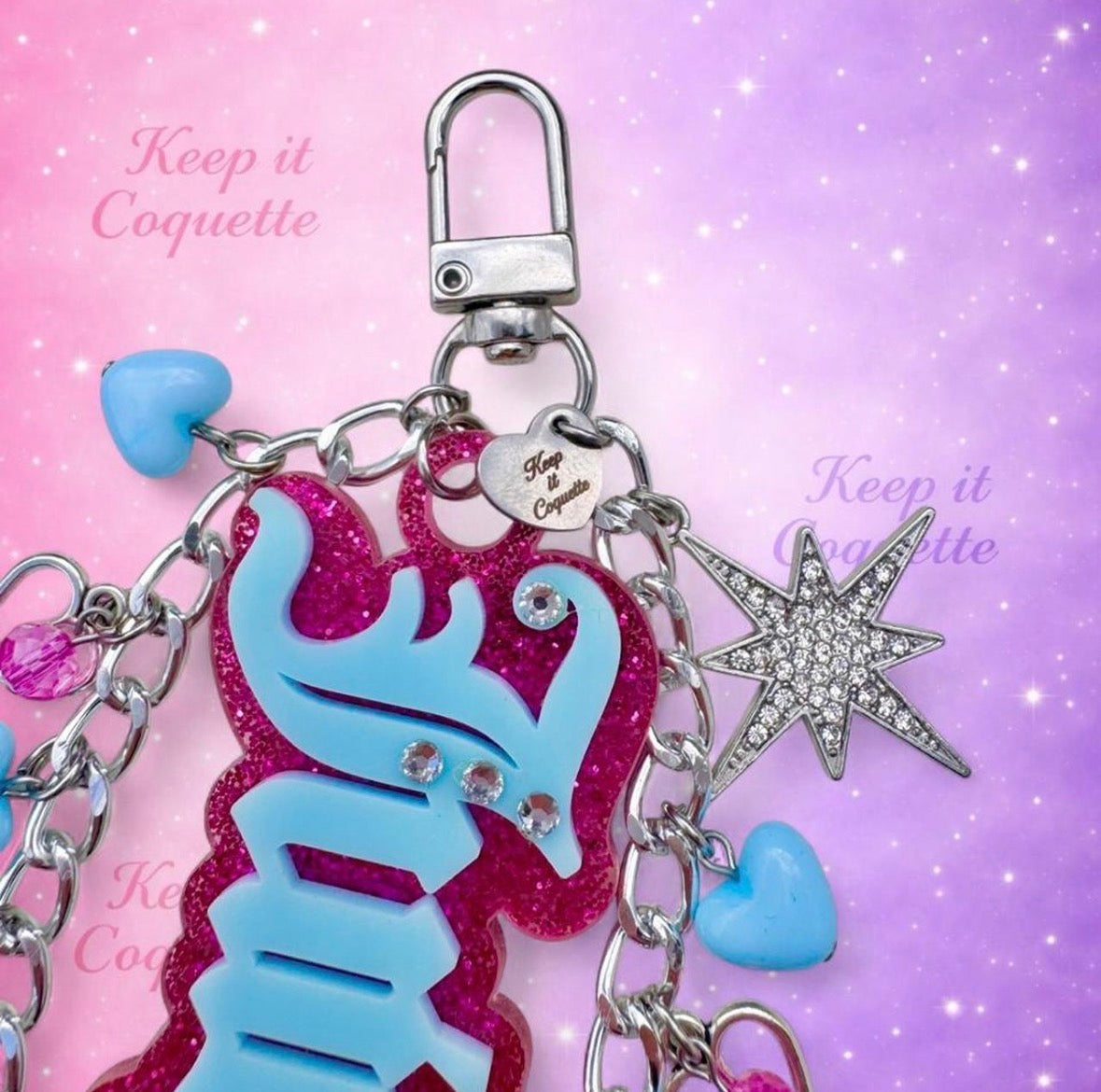Y2K Handmade Juicy Bag Charm