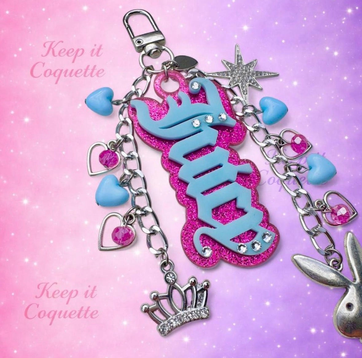 Y2K Handmade Juicy Bag Charm