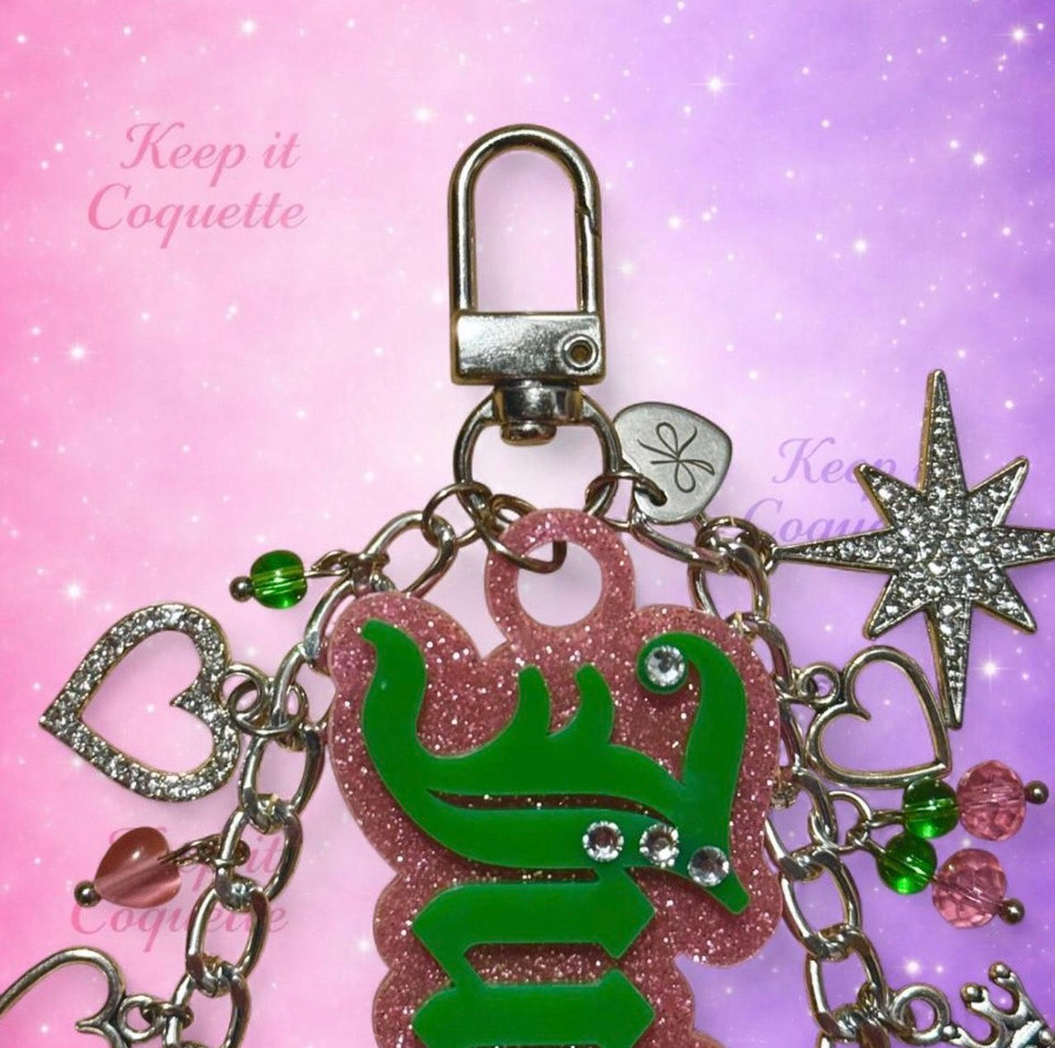 Y2K Handmade Juicy Bag Charm