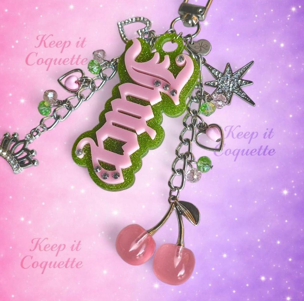 Y2k Handmade Juicy Bag Charm