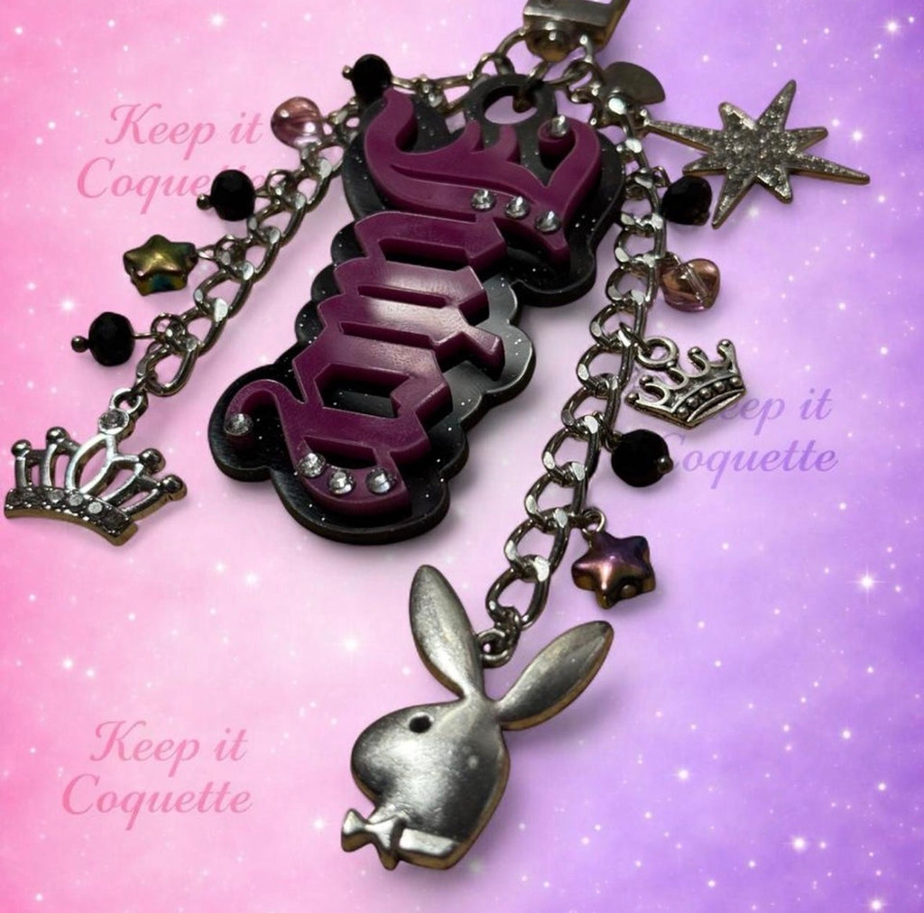 Y2K Handmade Juicy Bag Charm