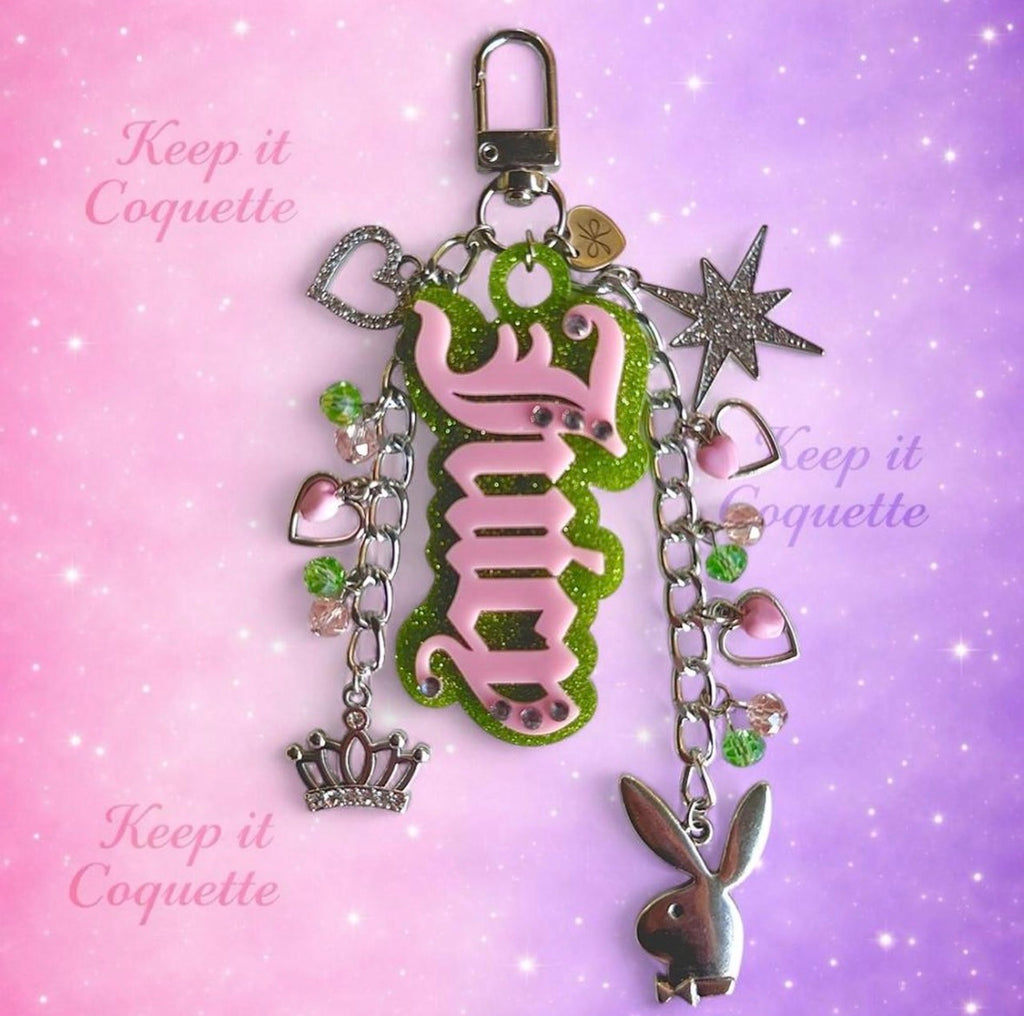 Y2K Handmade Juicy Bag Charm