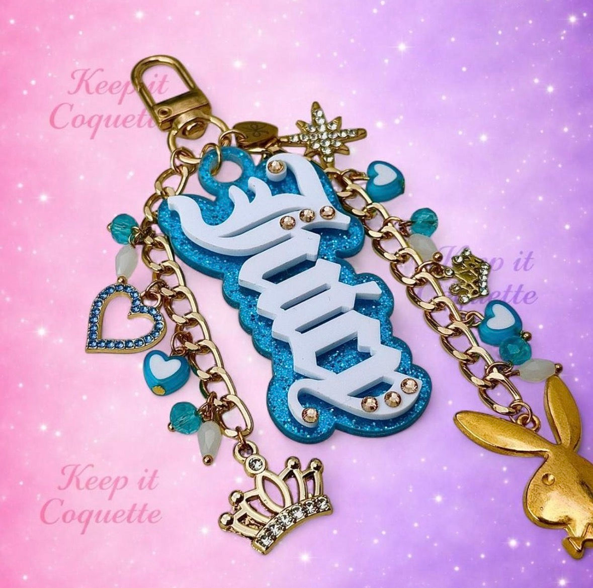 Y2K Handmade Juicy Bag Charm