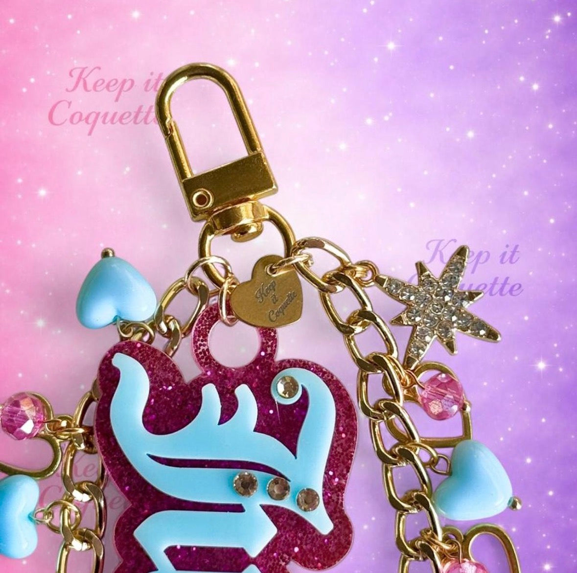 Y2K Handmade Juicy Bag Charm