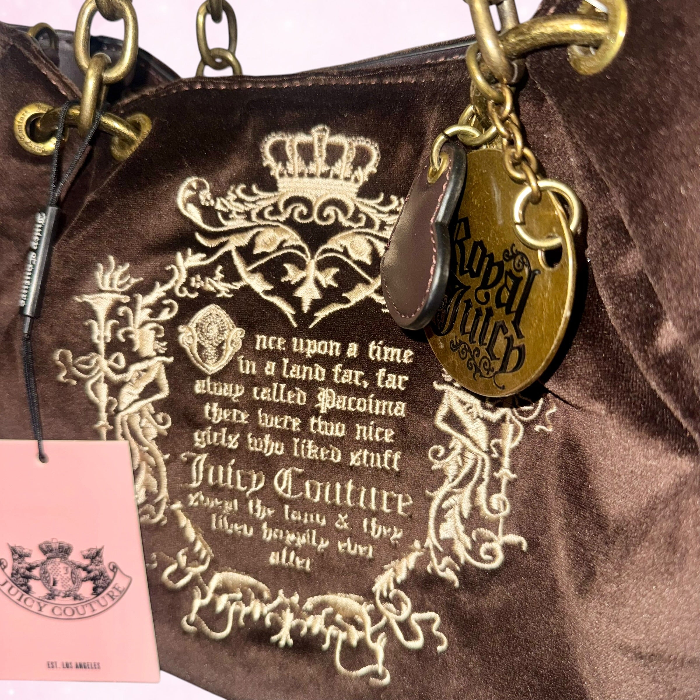 Juicy Couture Fairytale Satchel Hobo - Brown