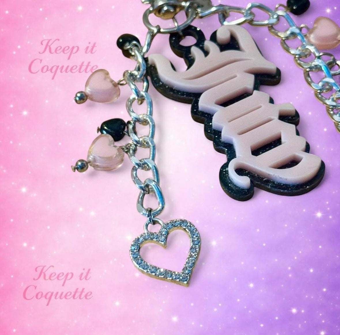 Y2K Handmade Juicy Bag Charm