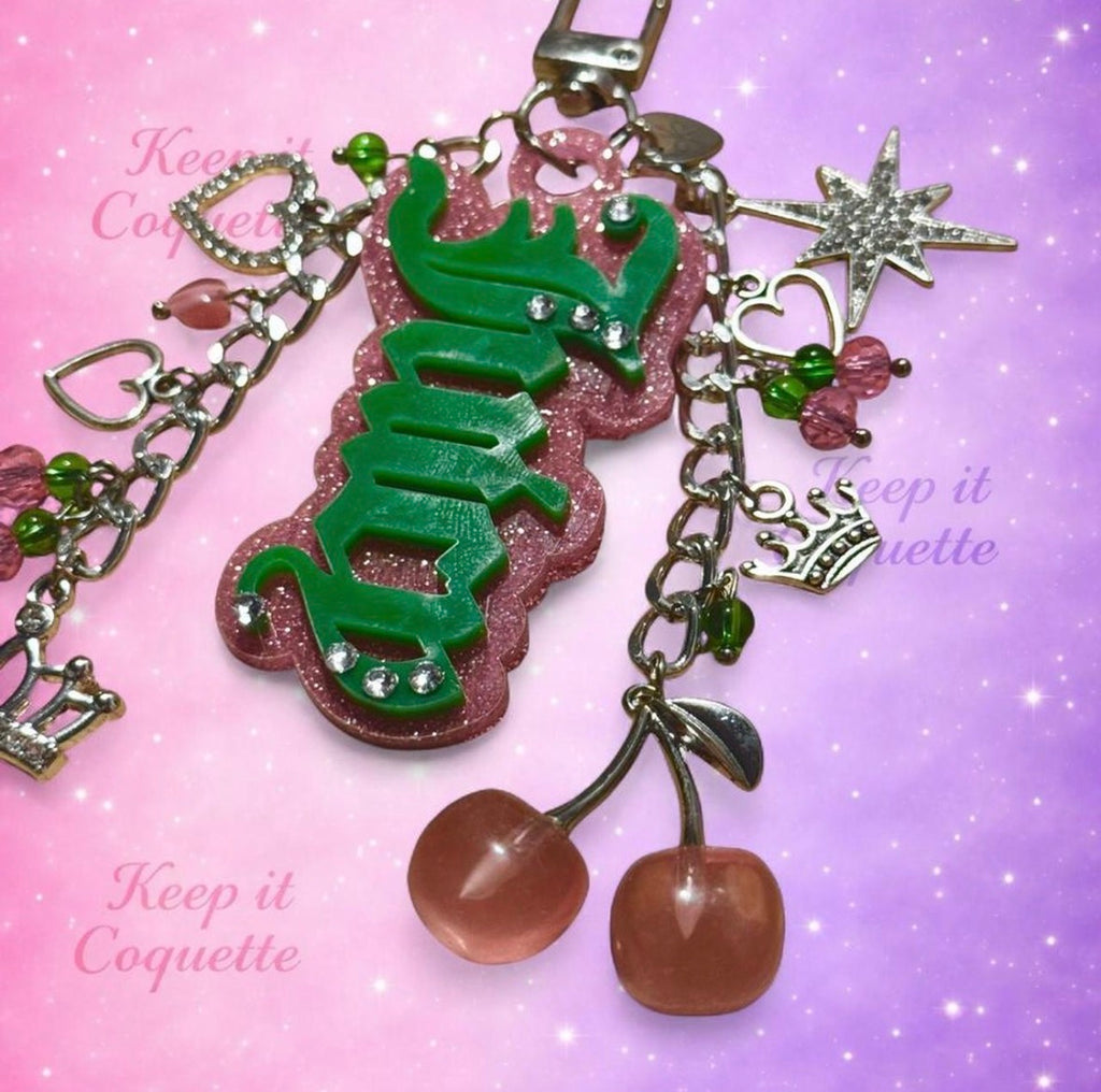 Y2K Handmade Juicy Bag Charm