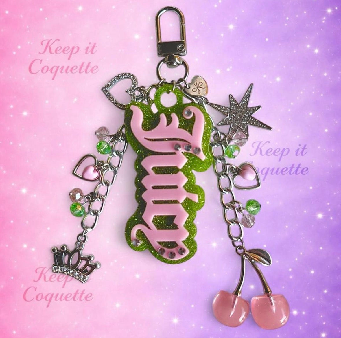 Y2k Handmade Juicy Bag Charm