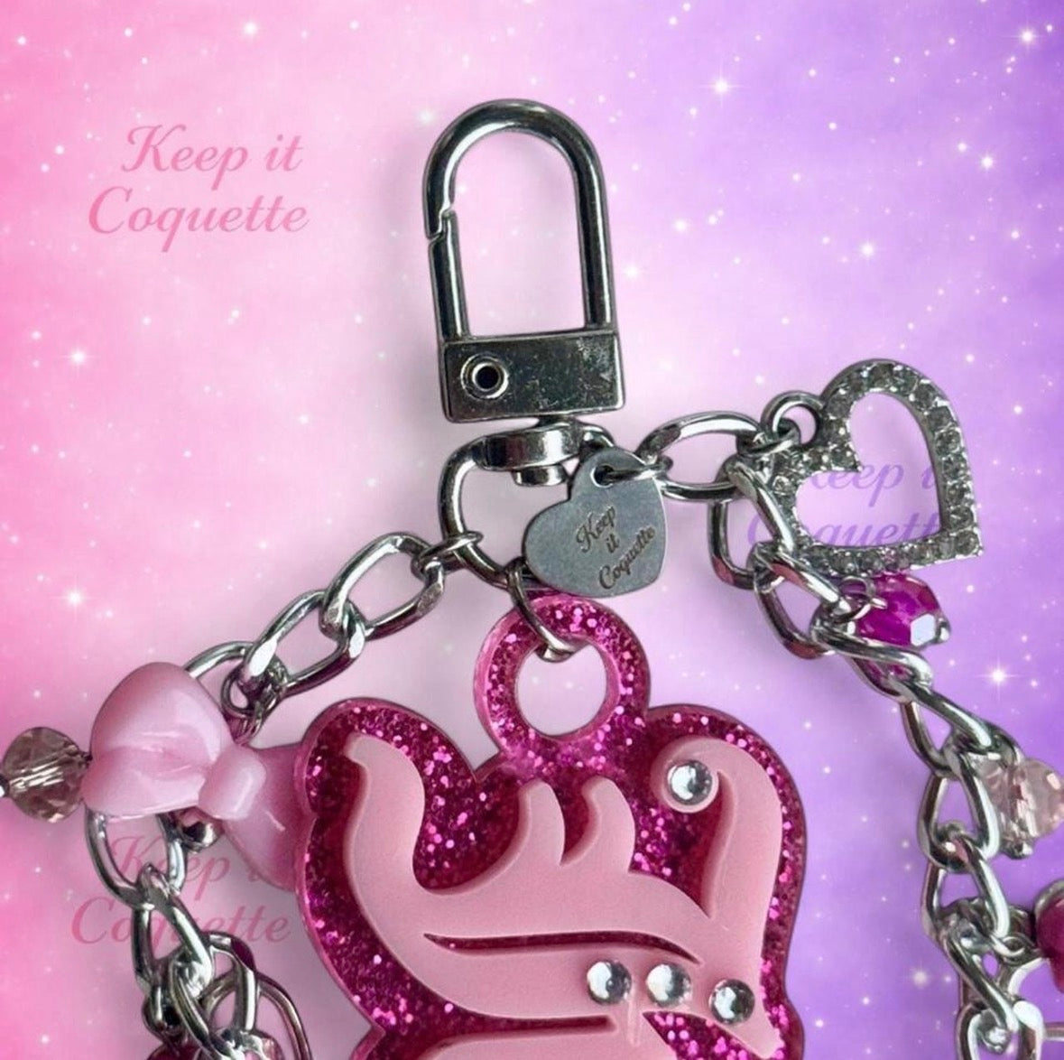 Y2K Handmade Juicy Bag Charm