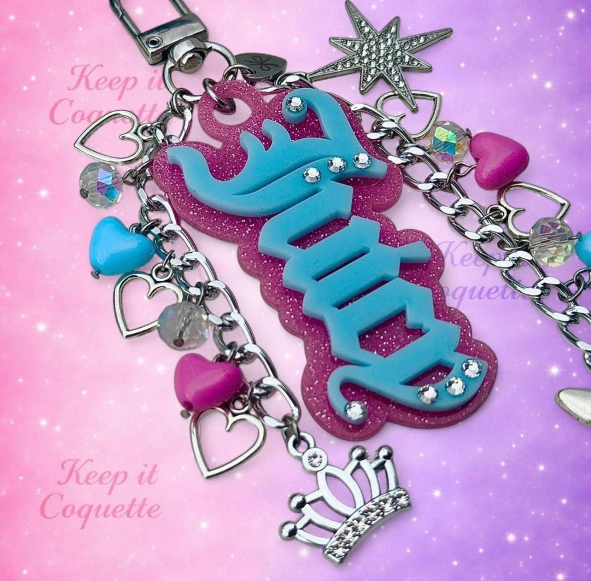 Y2K Handmade Juicy Bag Charm