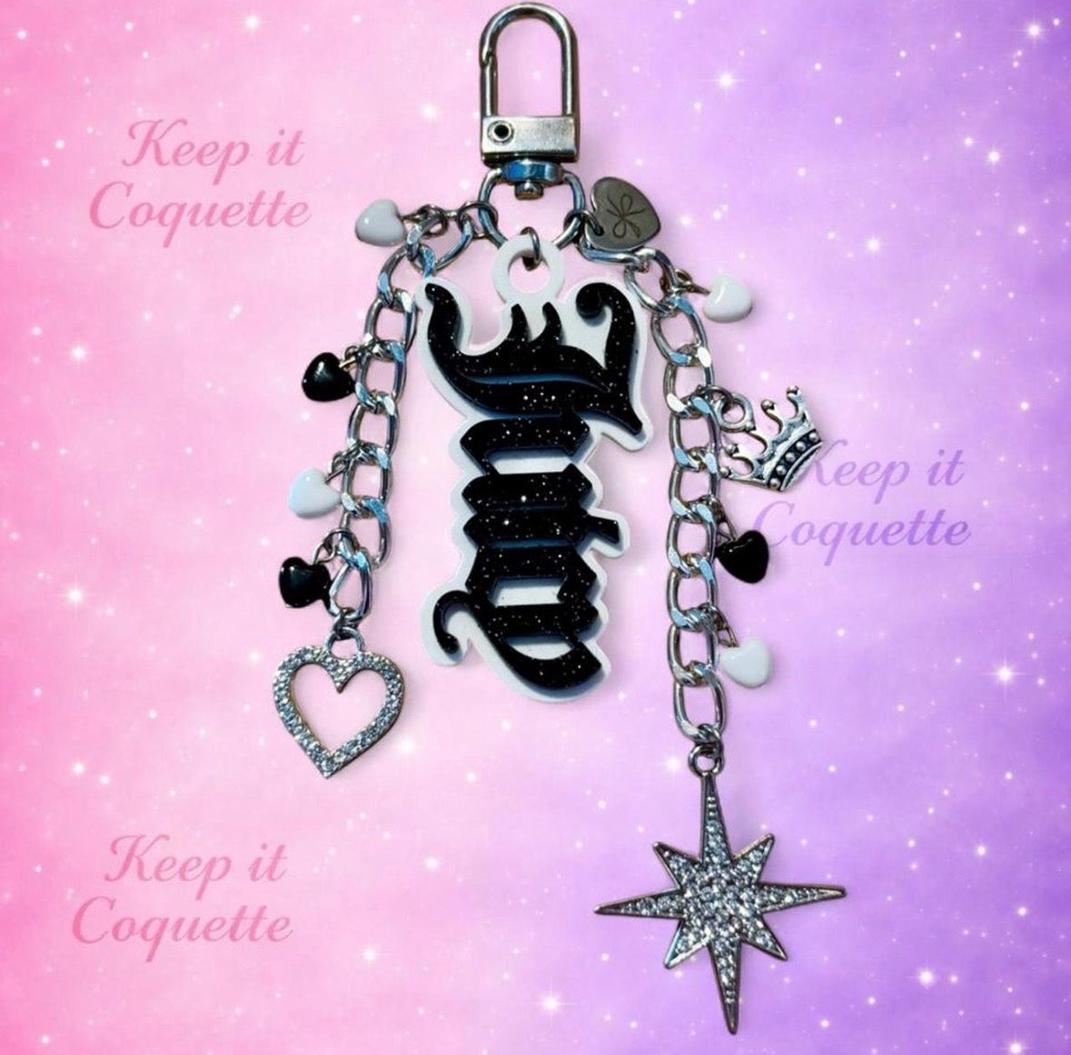 Y2K Handmade Juicy Bag Charm
