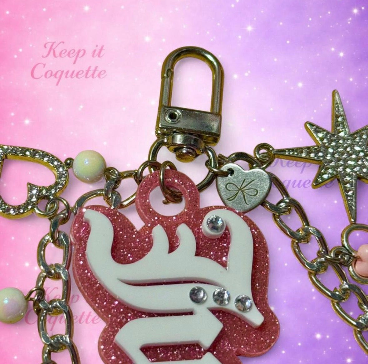 Y2K Handmade Juicy Bag Charm