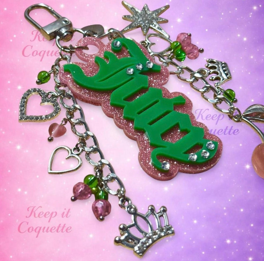 Y2K Handmade Juicy Bag Charm