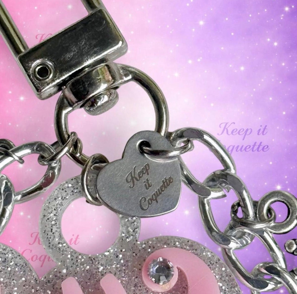 Y2K Handmade Juicy Bag Charm
