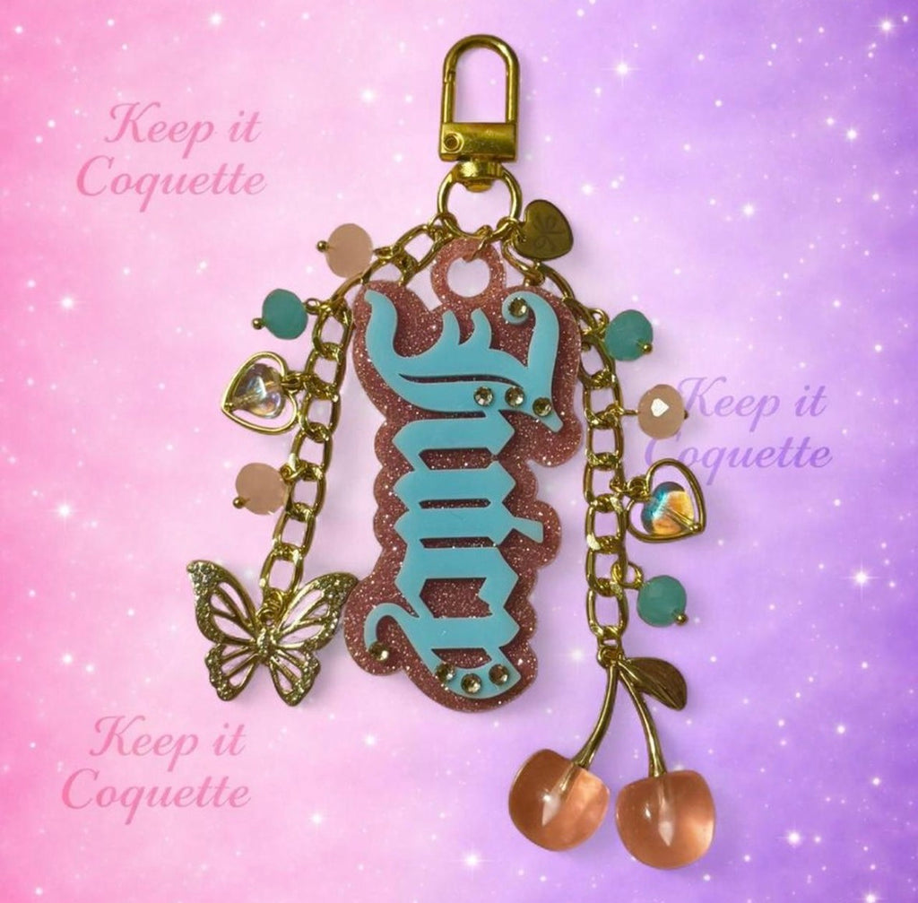 Y2K Handmade Juicy Bag Charm