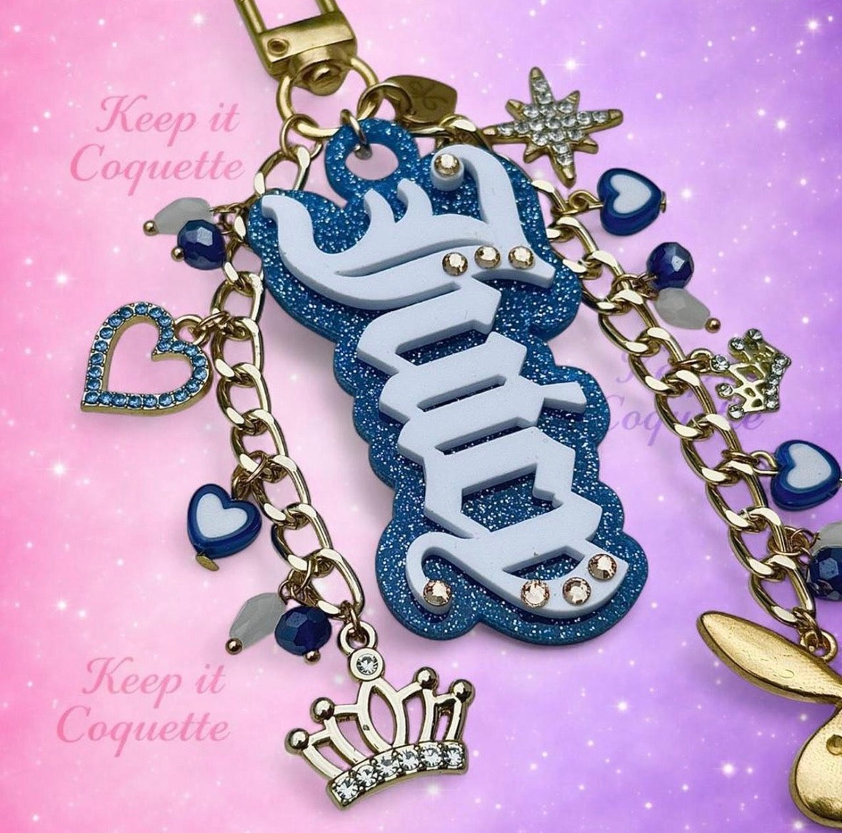 Y2K Handmade Juicy Bag Charm