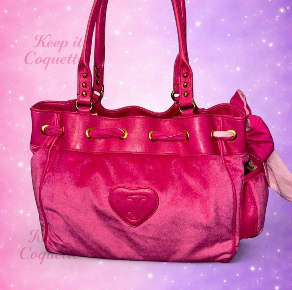 Juicy Couture Scottie Logo Daydreamer - Hot Pink