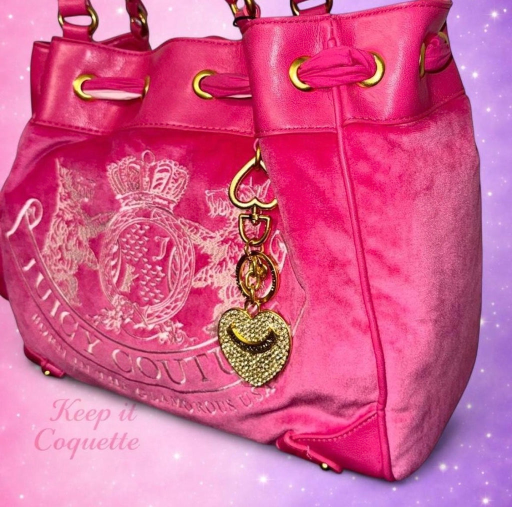 Juicy Couture Scottie Logo Daydreamer - Hot Pink