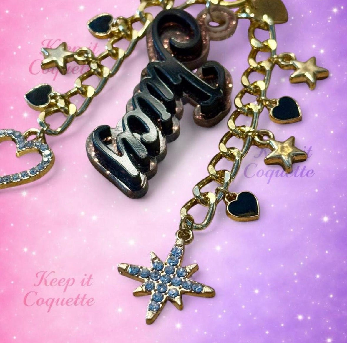 Y2K Handmade Juicy Bag Charm