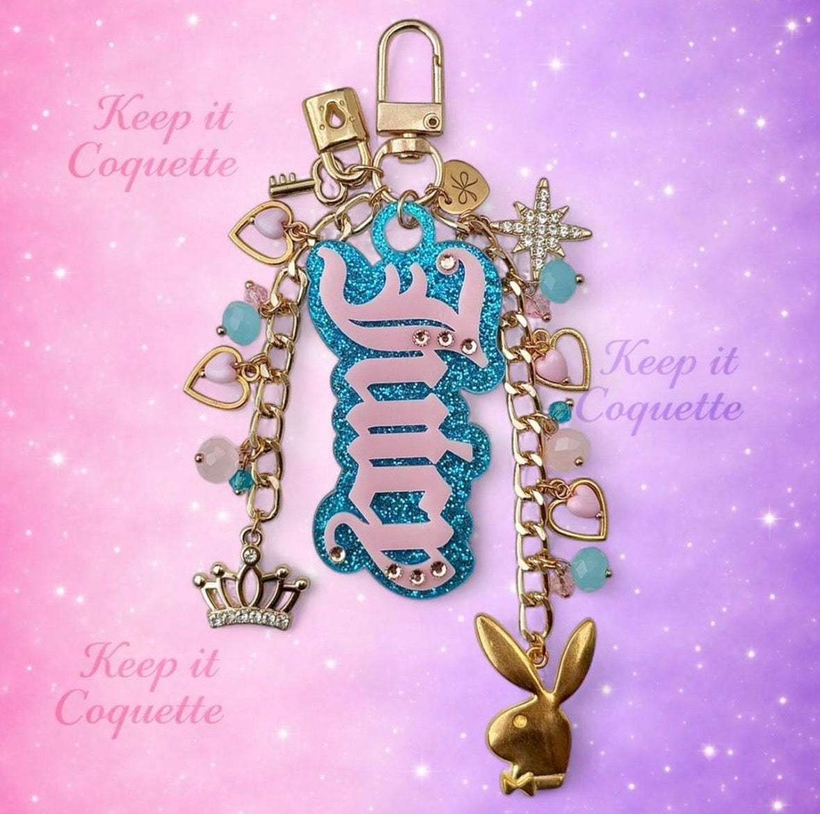Y2K Handmade Juicy Bag Charm