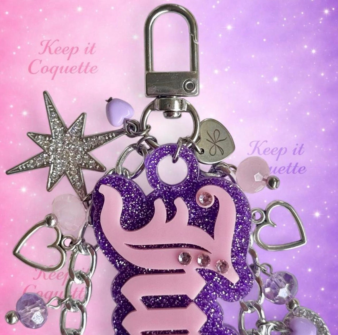 Y2K Handmade Juicy Bag Charm