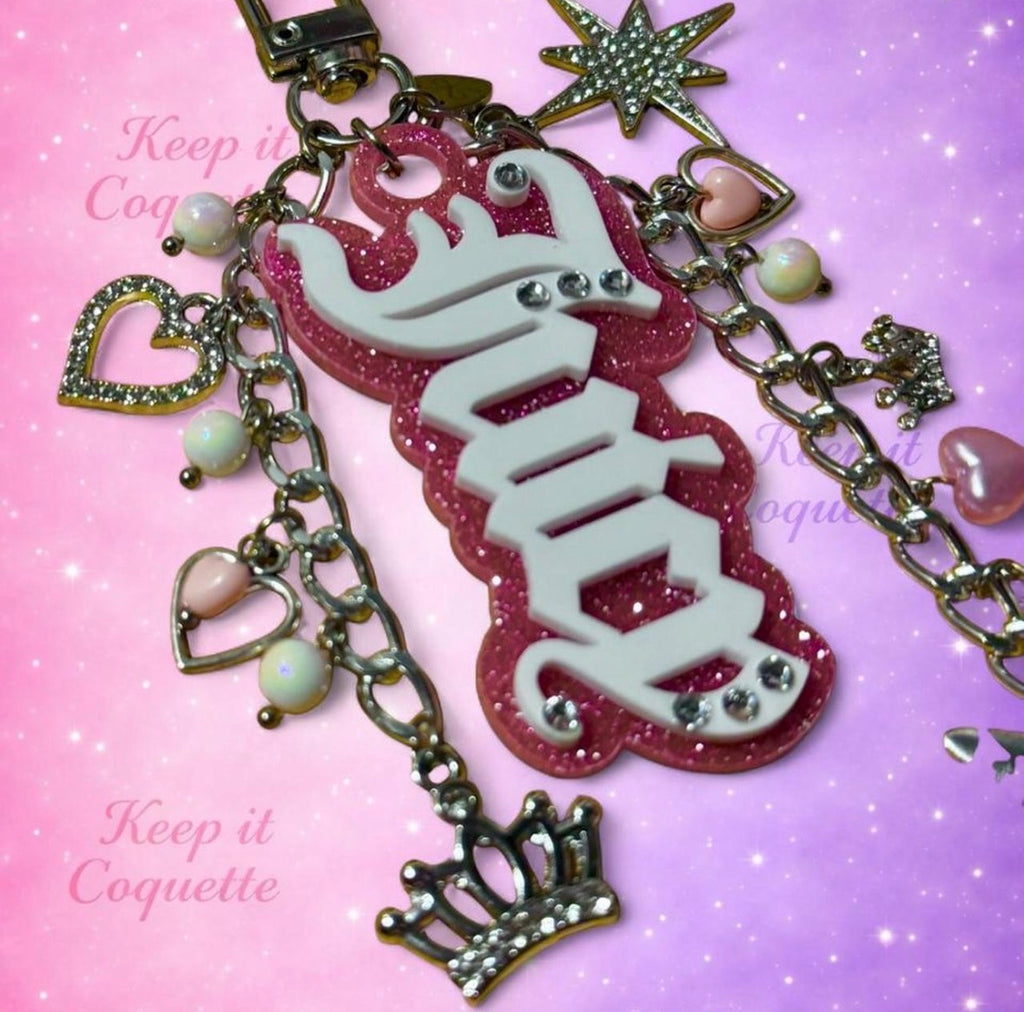 Y2K Handmade Juicy Bag Charm