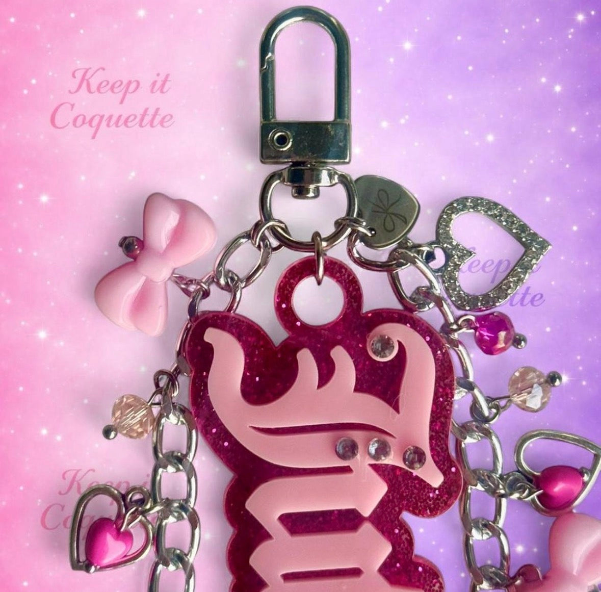 Y2K Handmade Juicy Bag Charm
