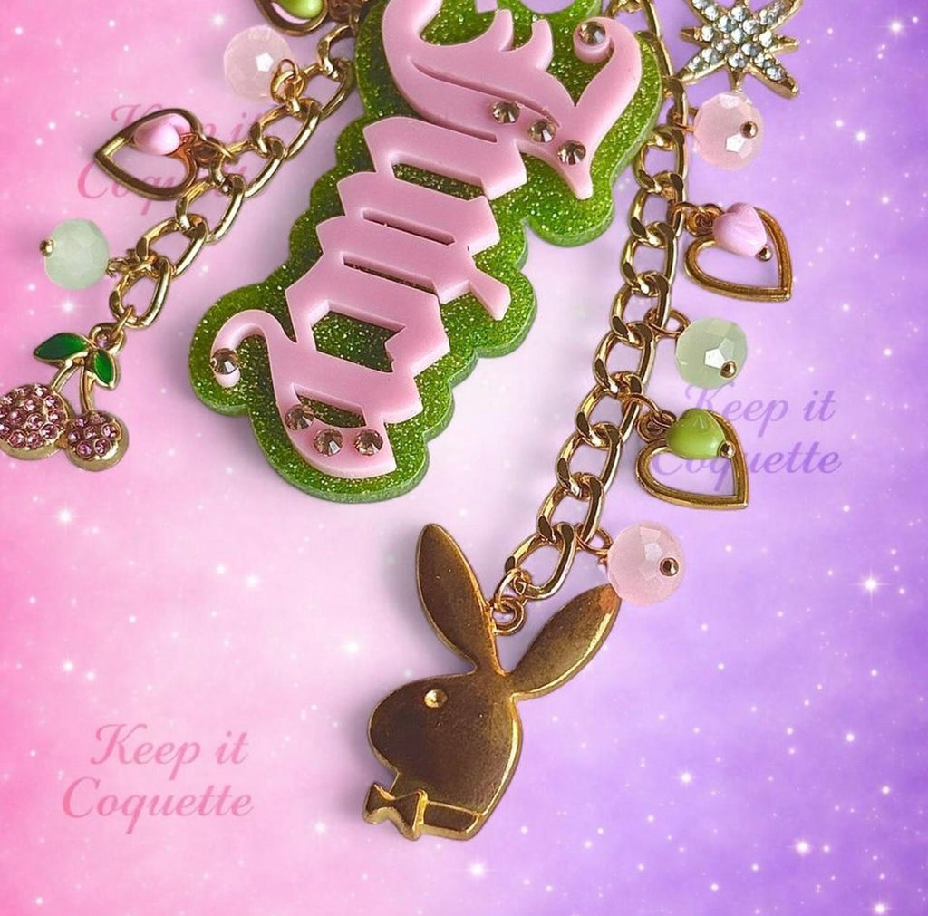 Y2K Handmade Juicy Bag Charm