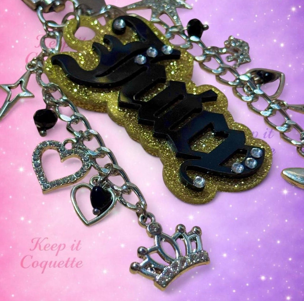 Y2K Handmade Juicy Bag Charm