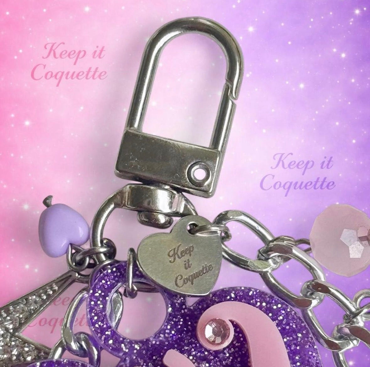 Y2K Handmade Juicy Bag Charm
