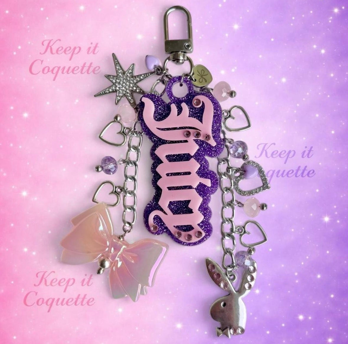 Y2K Handmade Juicy Bag Charm