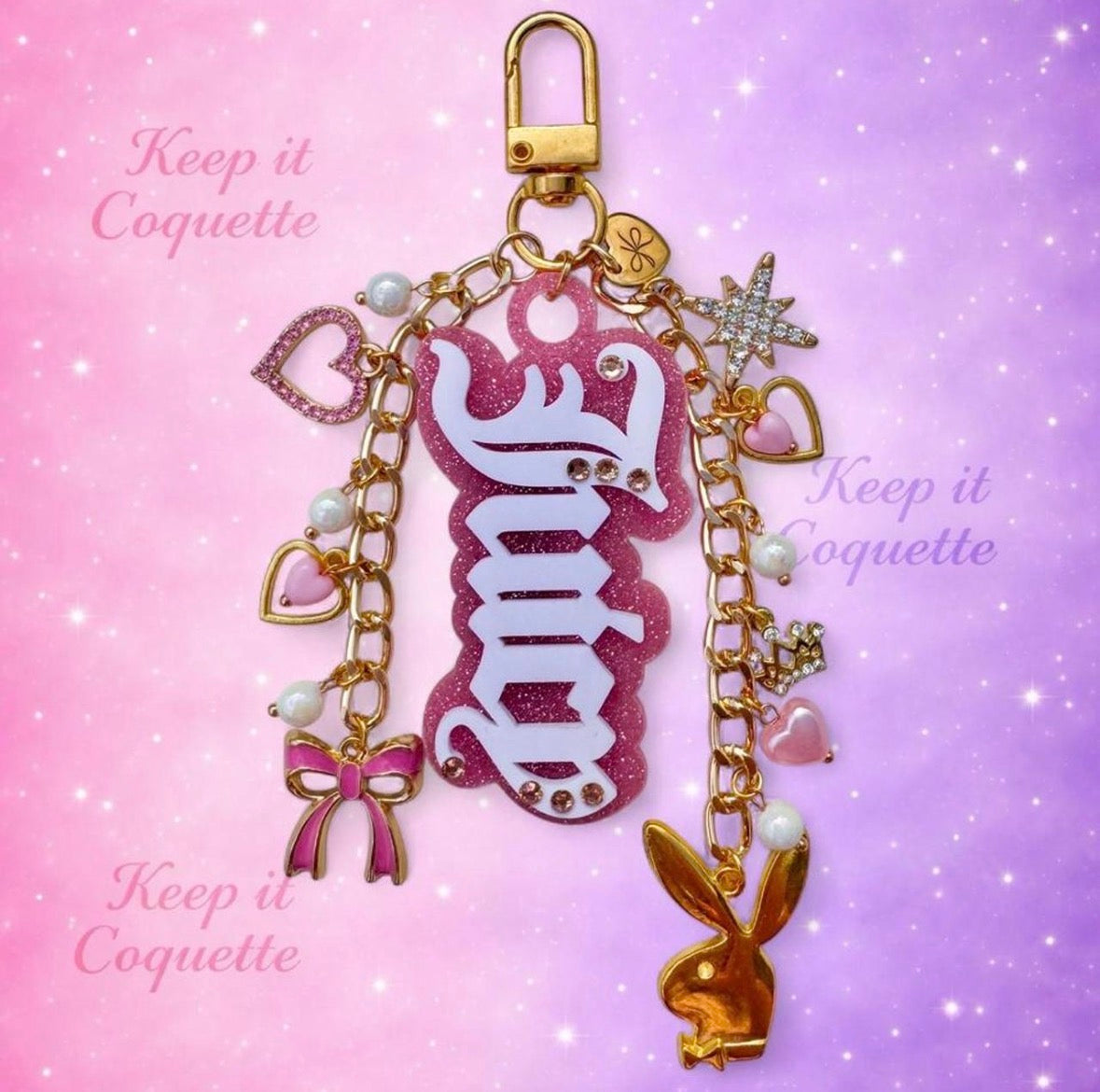Y2K Handmade Juicy Bag Charm