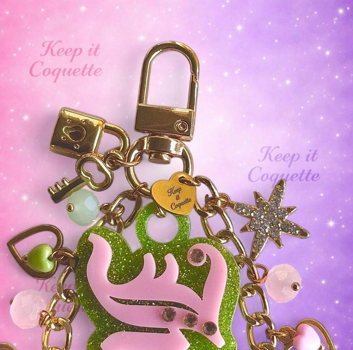 Y2K Handmade Juicy Bag Charm