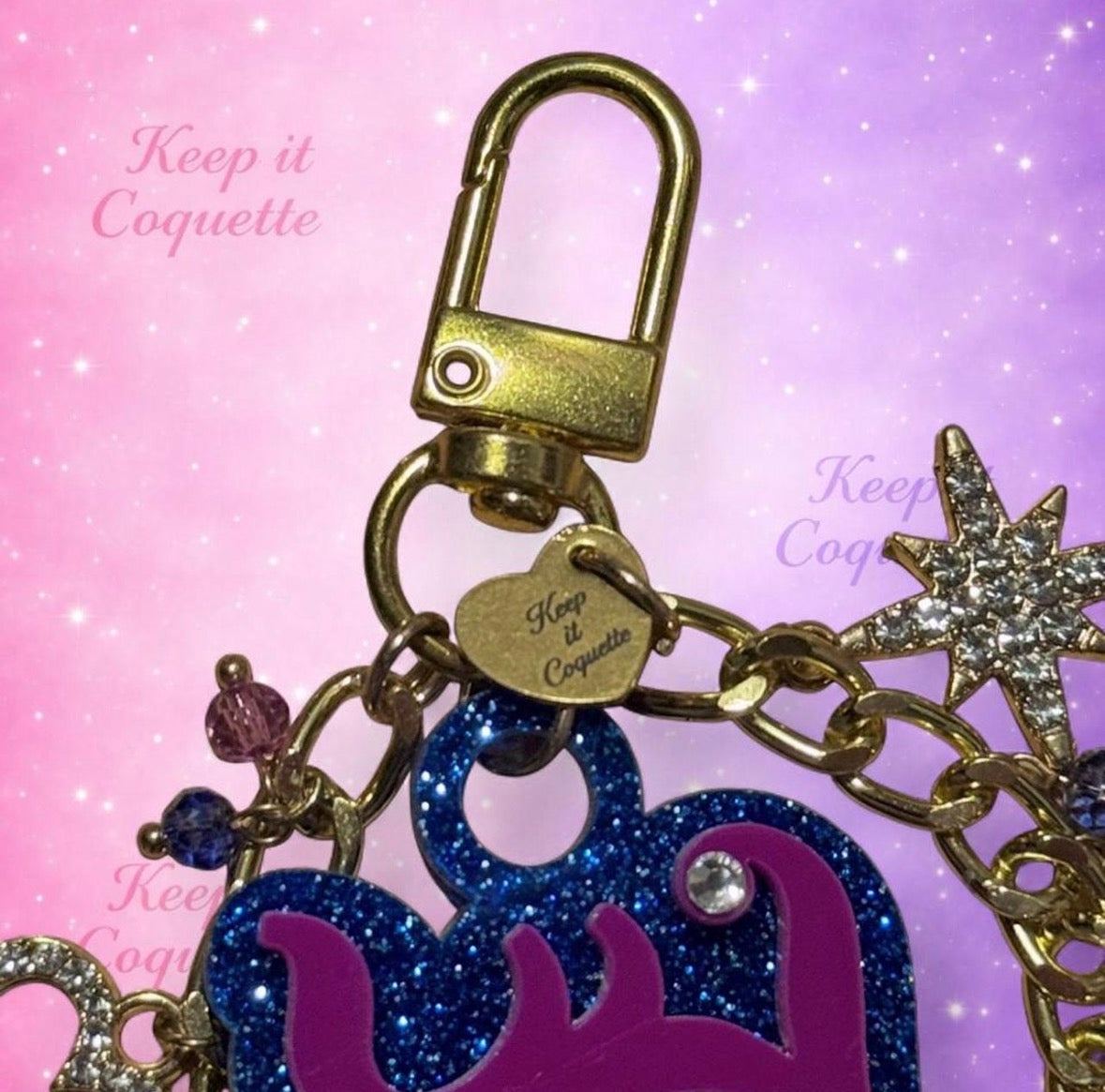 Y2K Handmade Juicy Bag Charm