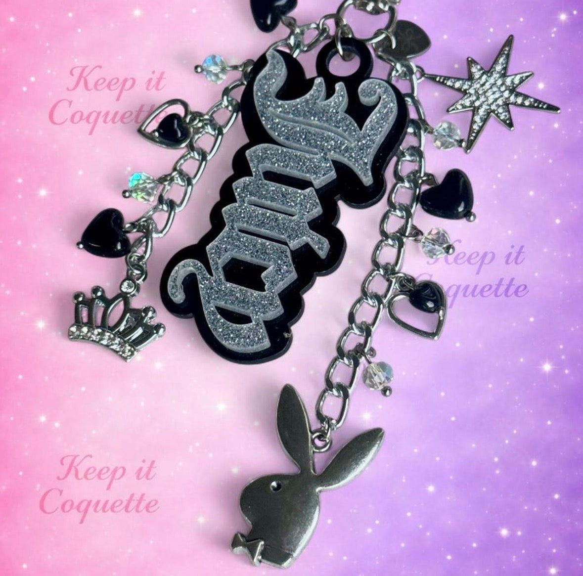 Y2K Handmade Juicy Bag Charm
