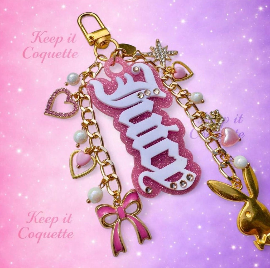 Y2K Handmade Juicy Bag Charm