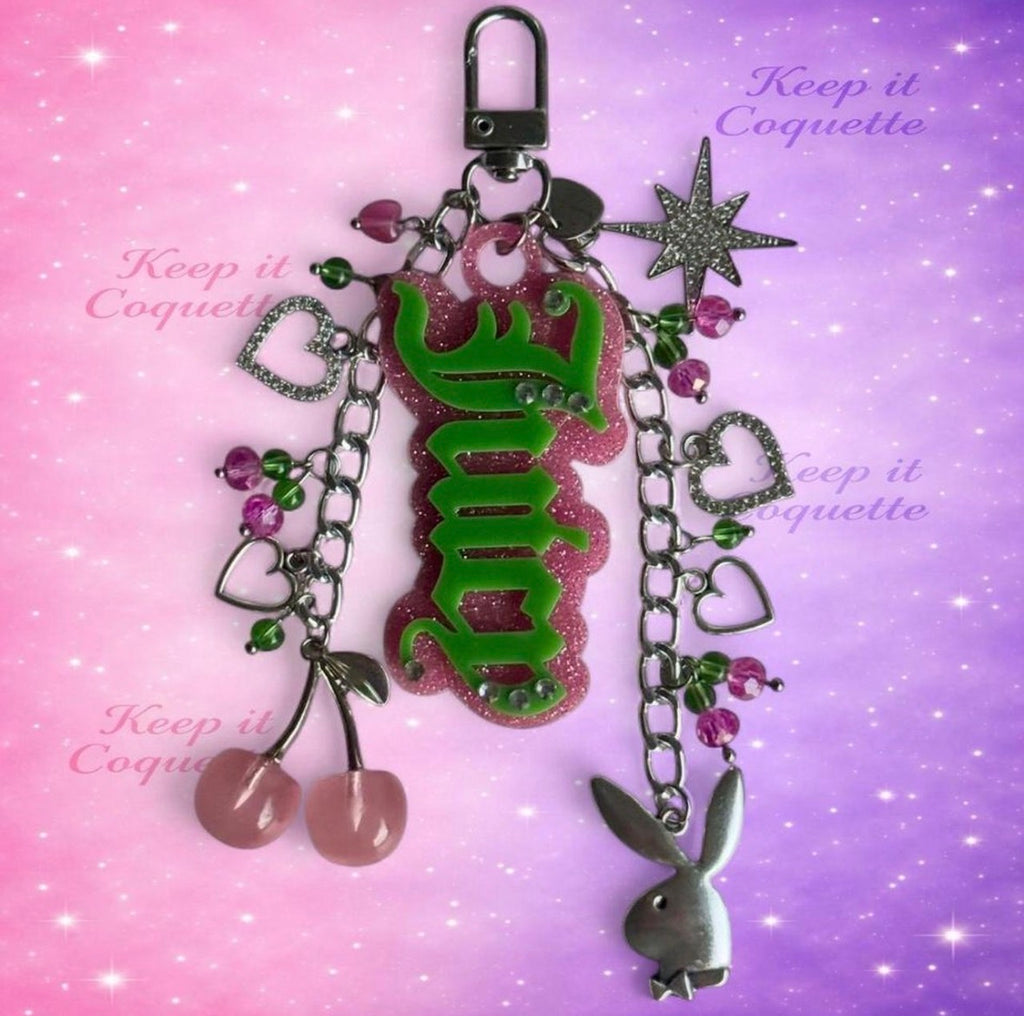 Y2K Handmade Juicy Bag Charm