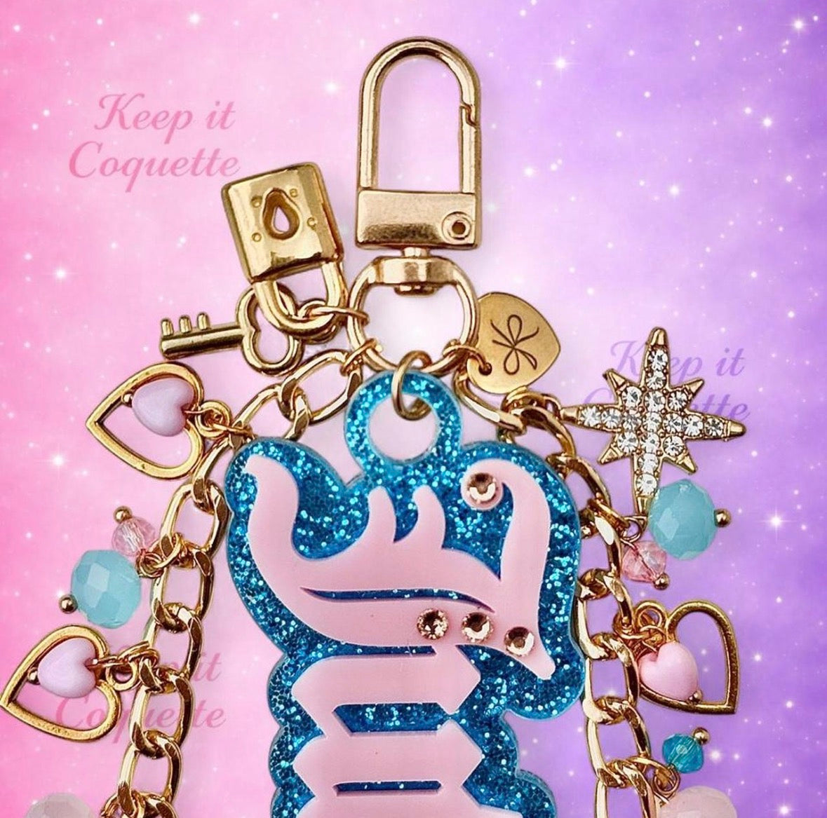 Y2K Handmade Juicy Bag Charm