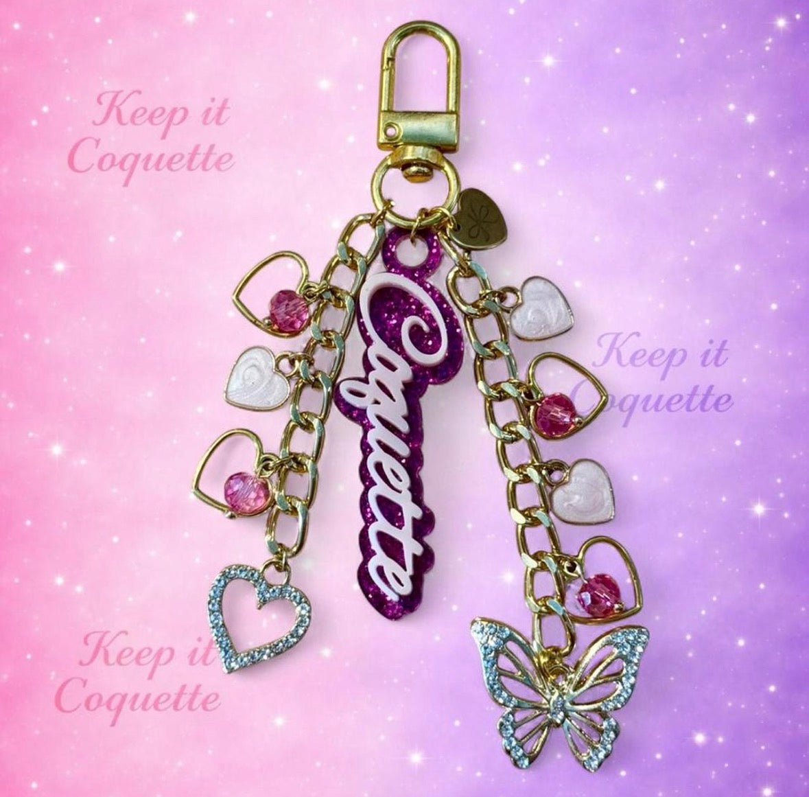 Y2K Handmade Juicy Bag Charm