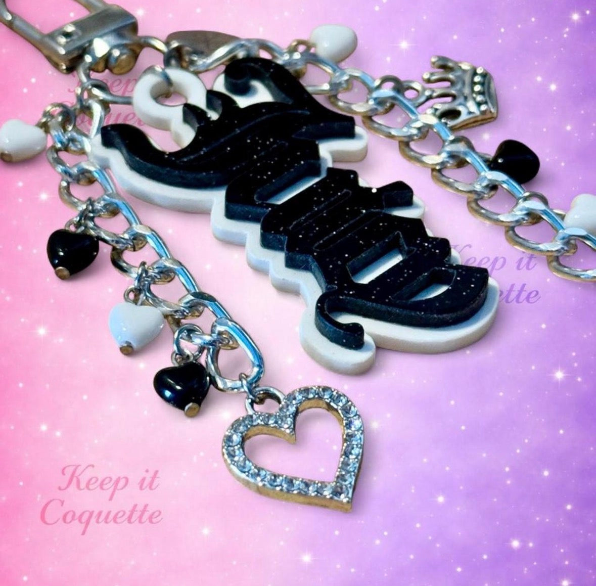 Y2K Handmade Juicy Bag Charm