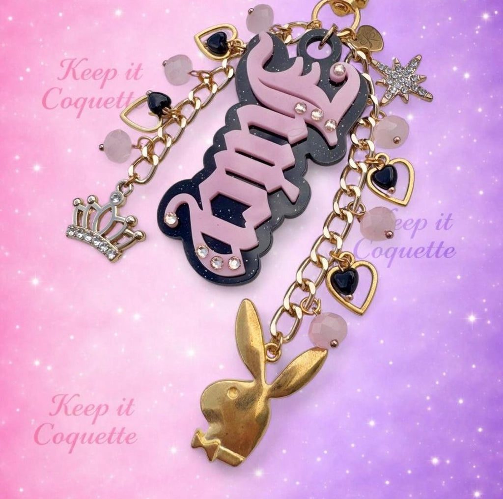 Y2K Handmade Juicy Bag Charm
