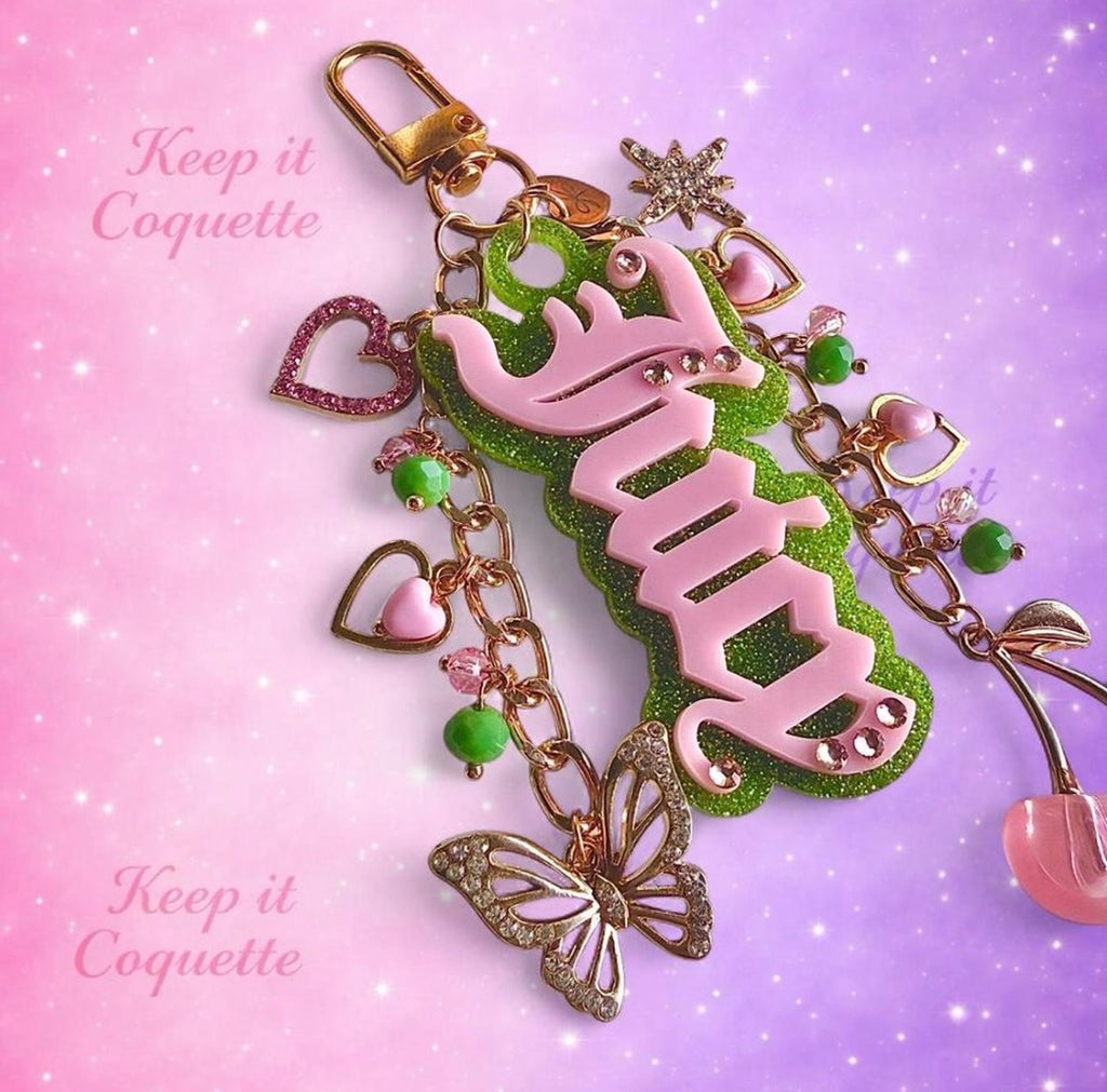 Y2k Handmade Juicy Bag Charm