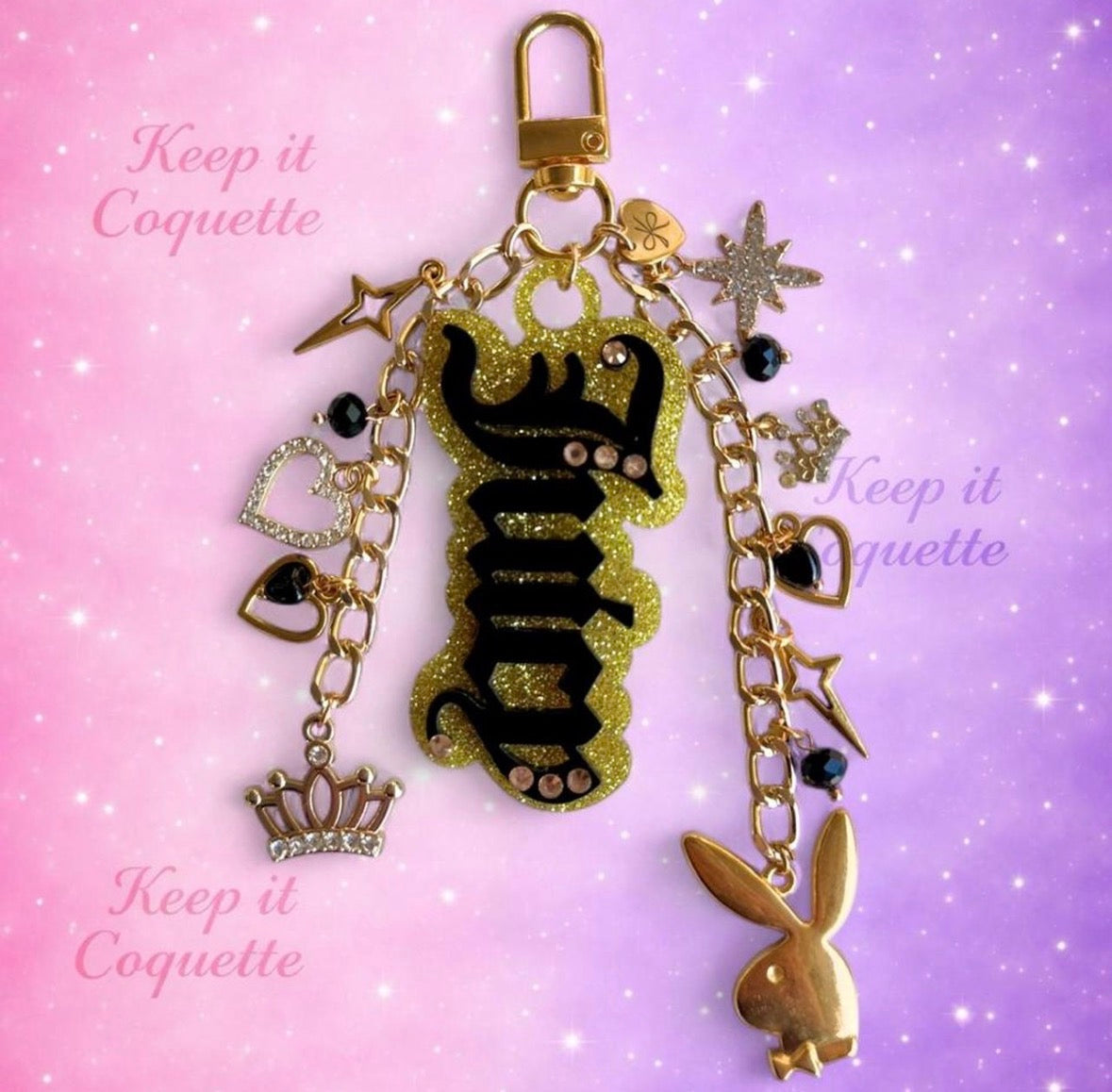 Y2K Handmade Juicy Bag charm