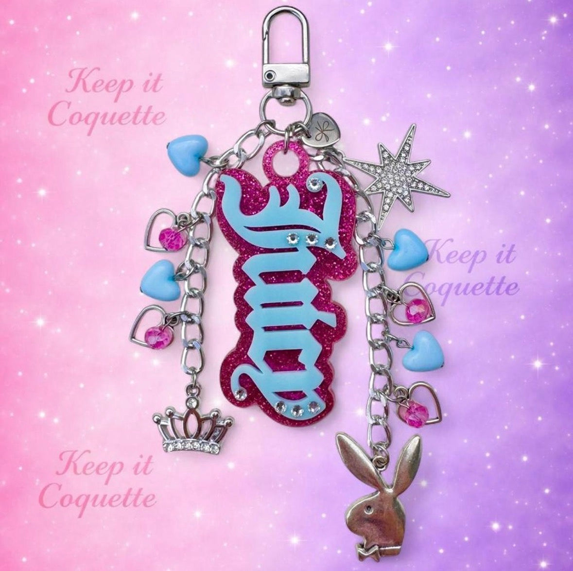 Y2K Handmade Juicy Bag Charm