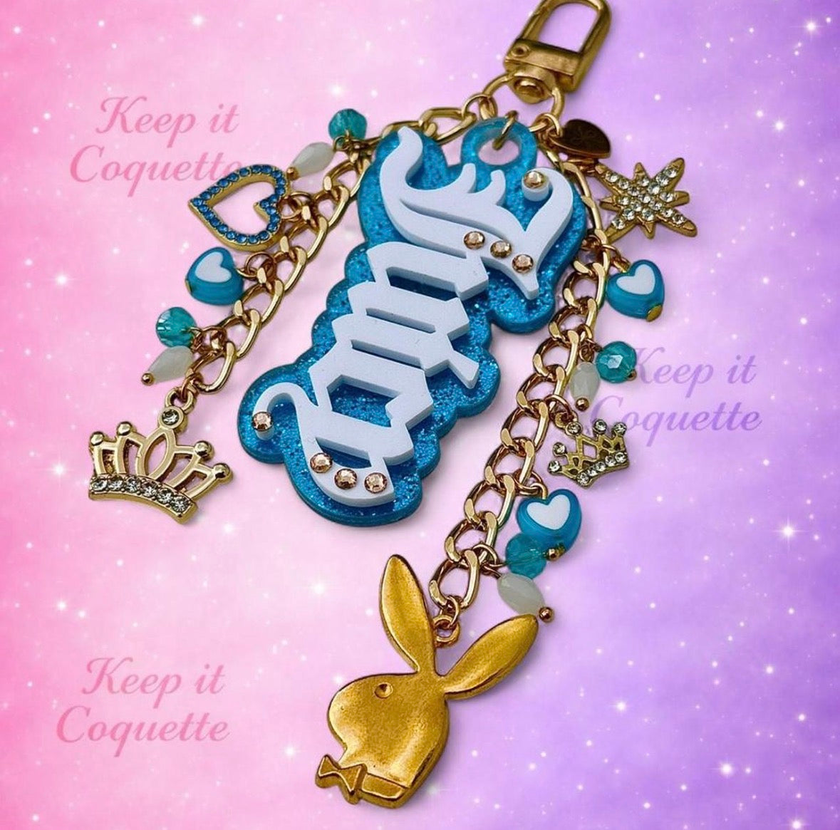 Y2K Handmade Juicy Bag Charm